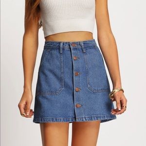 Jean skirt